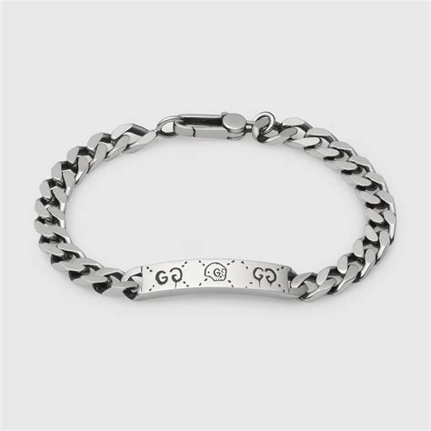 gucci style 925 bracelet 10.70 grams rs 885626|925 Sterling Silver GucciGhost Chain Bracelet .